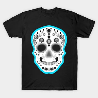 Blue Sugar Skull T-Shirt